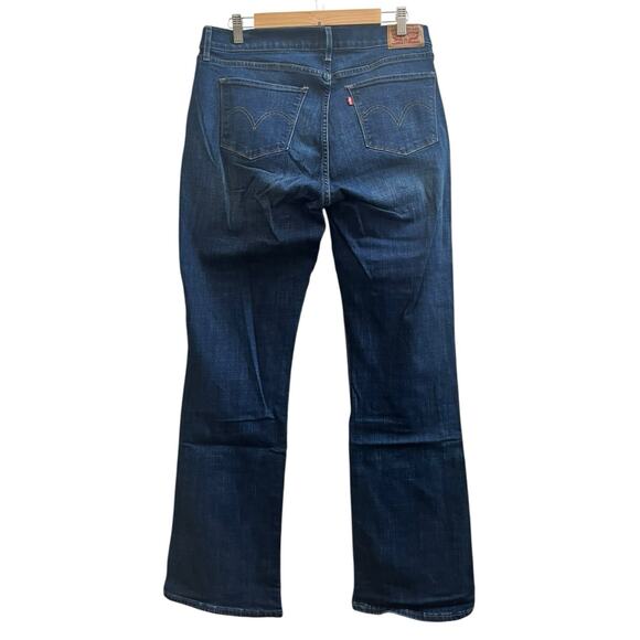 Levi’s Curvy Size 32 Blue Bootcut Jeans 31.5 Inch Inseam Style 57970 - Picture 4 of 13